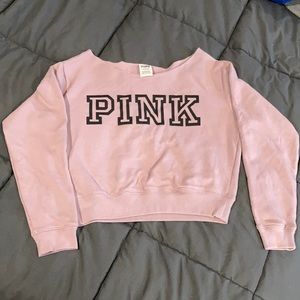 Victoria’s Secret “PINK” everyday lounge off the shoulder sweatshirt. Adult sm